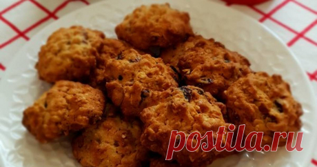 Овсяное печенье с клюквой и орехами Автор рецепта Наталия Ковриго - Cookpad