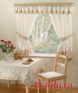 Идеальные шторы для маленькой кухни - Мой дом