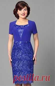 Купить платье синего, голубого, василькового и небесного цвета в…