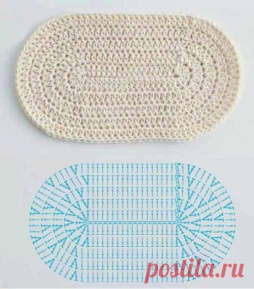 Как вязать круг и овал крючком