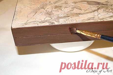 Шкатулка &quot;Королек&quot;. Мастер-класс от &quot;Base of Art&quot;. - Ярмарка Мастеров - ручная работа, handmade
