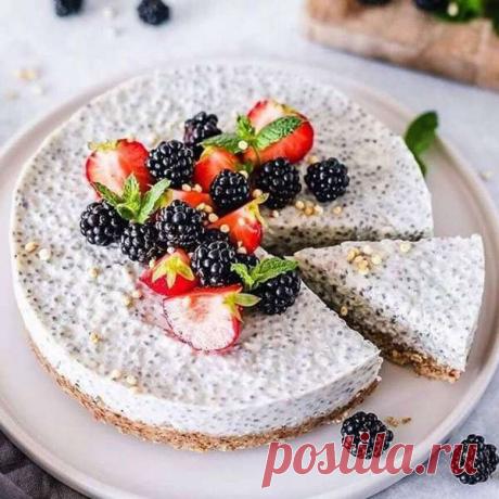 Чиа-торт рецепт приготовления блюда занимает 4 часа времени