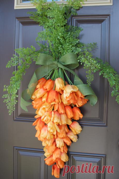 Spring Carrot Door Hanger – Love The Tompkins