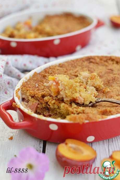 Фрукты под овсяной шапкой - кулинарный рецепт