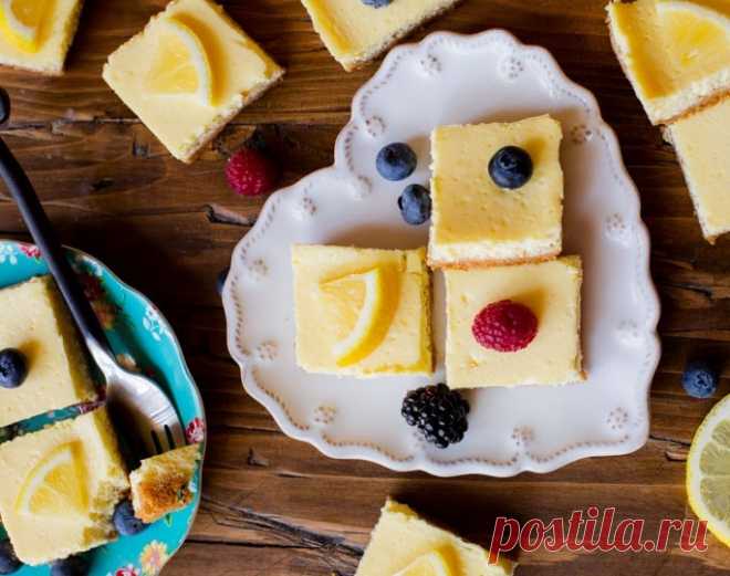 Греческие пирожные с лимоном – легче лёгкого!