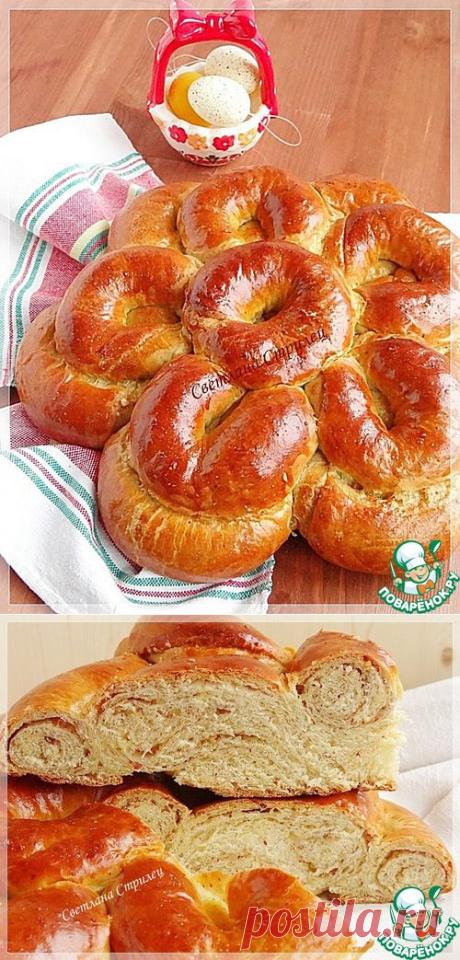 Слоеная миндальная сдоба - кулинарный рецепт