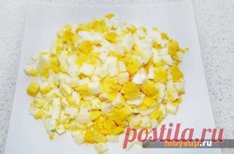 Рецепт оригинального салата из печени трески в тарталетках