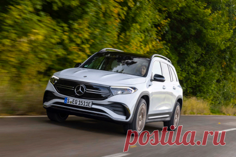 Mercedes-Benz EQB 2022: салон, комплектация, характеристики