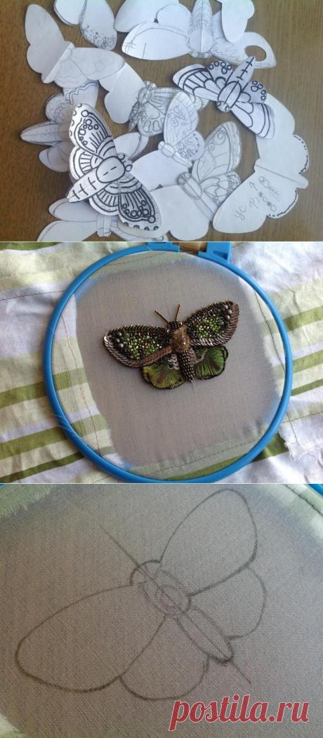 Вышиваем бисером элегантную бабочку. Часть первая - Ярмарка Мастеров - ручная работа, handmade