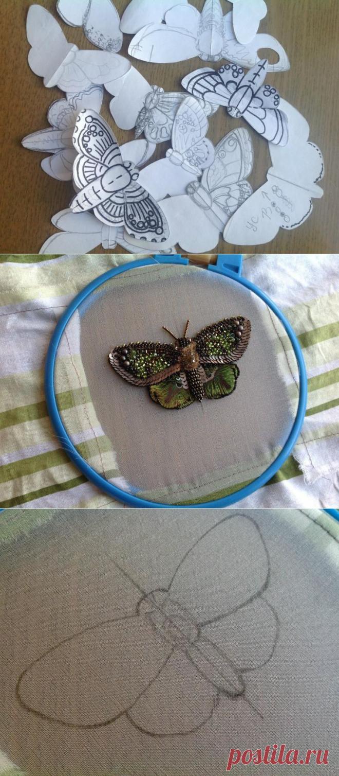 Вышиваем бисером элегантную бабочку. Часть первая - Ярмарка Мастеров - ручная работа, handmade