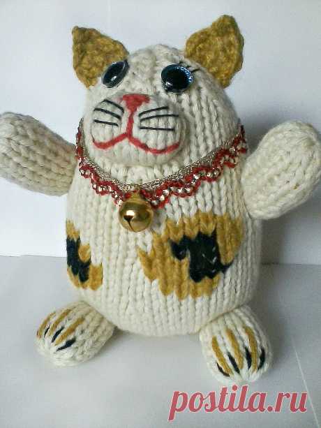 Игрушка Кошка Манеки Неко, Мастерская Ручной работы "Lucky Cat", Мастер "LanaKost" - LangeSTORE Международный ГиперМаркет Ручной Работы, Подарков и Сюрпризов