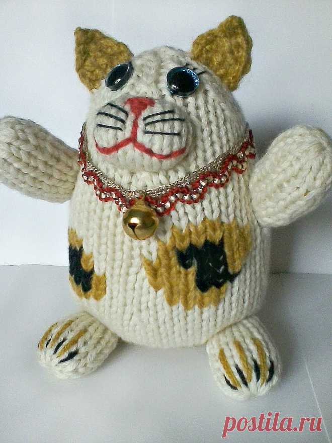 Игрушка Кошка Манеки Неко, Мастерская Ручной работы 