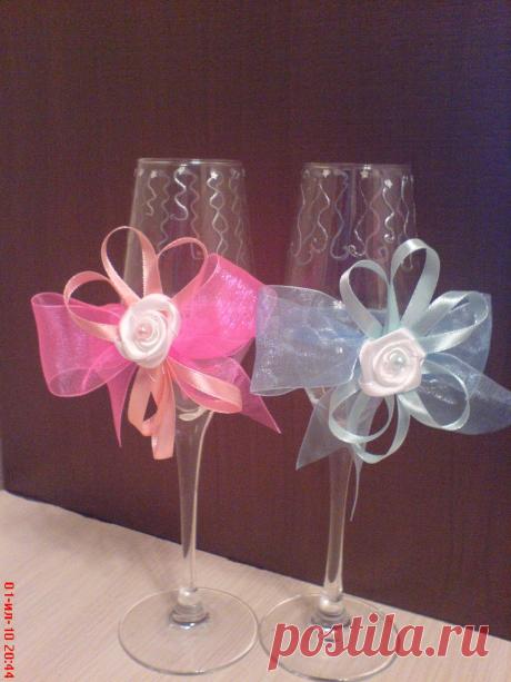 Бокалы к свадьбе