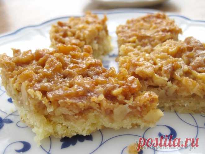 Песочное печенье с орехами