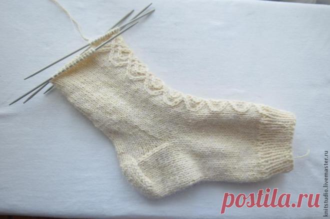 Вяжем шерстяные носки на 5 спицах - Ярмарка Мастеров - ручная работа, handmade