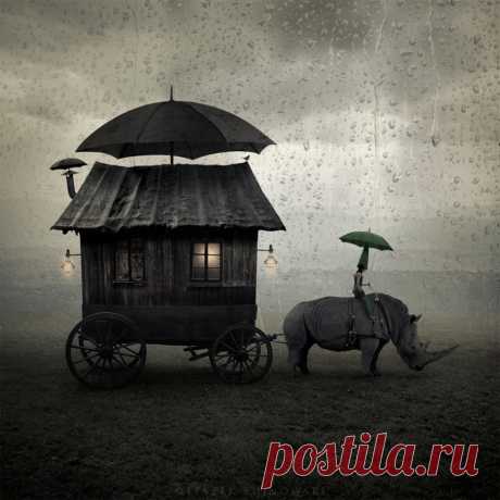 Наполнено загадочностью или мрачной атмосферой… Фотосюрреализм Лешека Буйновского (Leszek Bujnowski) — Фотоискусство