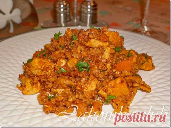 Гречка по-купечески с куриной грудкой - lakomka.club
