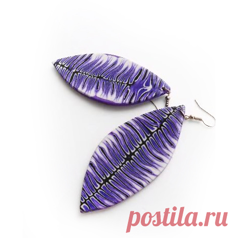 Серьги из полимерной глины 