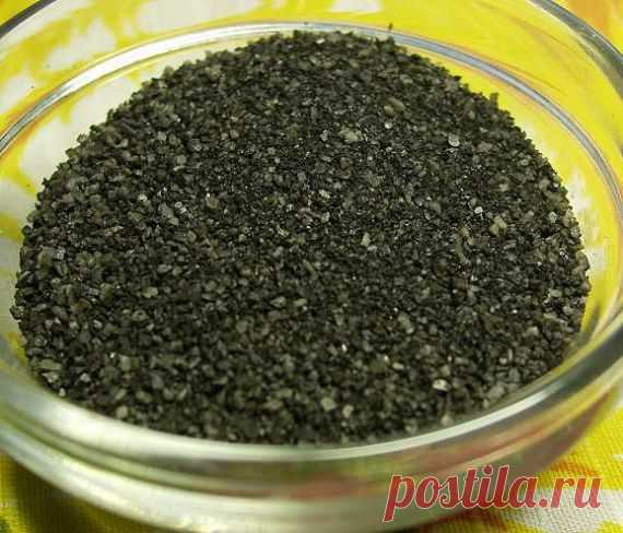 Чёрная соль. Полезные свойства и рецепты | Будем здоровы