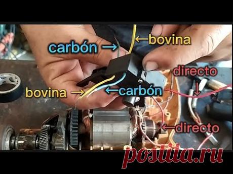 cambiar suiche de taladro ( con 2 giros izquierda y derecha)
