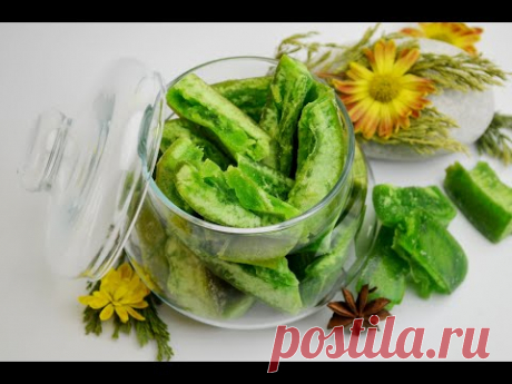 Цитрусовые цукаты из помело - вкусно и полезно!