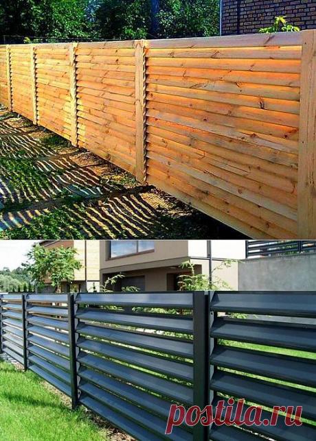 Забор жалюзи: новинка на строительном рынке | Дом Мечты