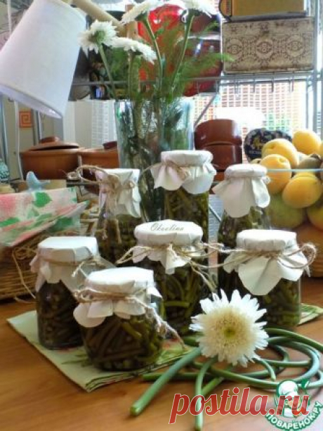 Маринованные чесночные стрелы – кулинарный рецепт
