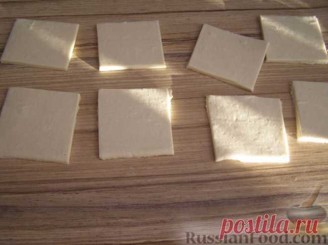 Рецепт: Тарталетки из слоеного теста "Лодочки" на RussianFood.com