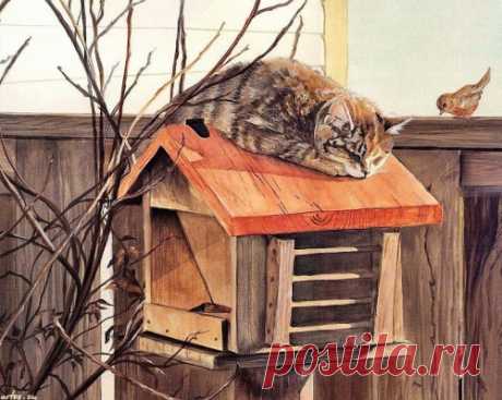 Художник-анималист Persis Clayton Weirs (98 работ) » Картины, художники, фотографы на Nevsepic