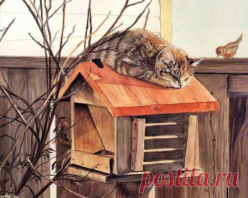 Художник-анималист Persis Clayton Weirs (98 работ) » Картины, художники, фотографы на Nevsepic