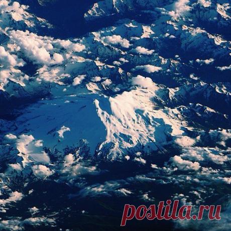 Эльбрус. Вид с борта МКС