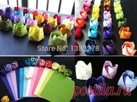 US $10.24 15% СКИДКА|200 шт 15 см оригами Бумага для поделок ручной работы Роза цветная бумага ручная потертая Роза ремесло бумага хобби ремесло купить на AliExpress Покупай умнее, живи веселее! Aliexpress.com