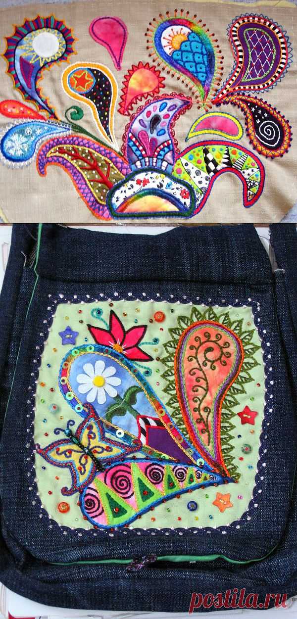 Paisleys hand made.
