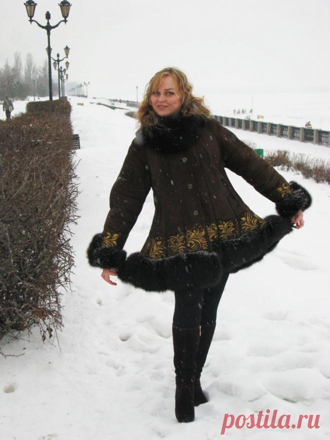 Спасение дублёнки или превращение старой в новую