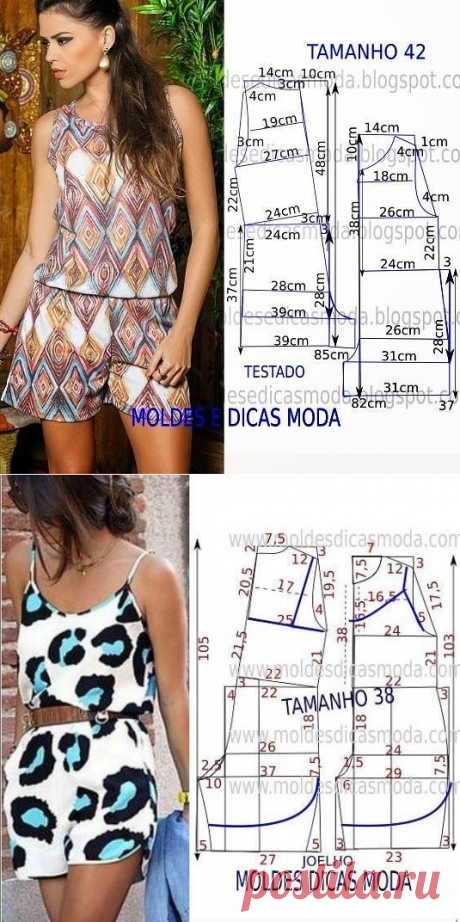 Новая подборка для тех, кто шьет. На этот раз в центре внимания - шорты!