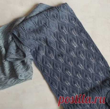 Ажурный узор для палантина