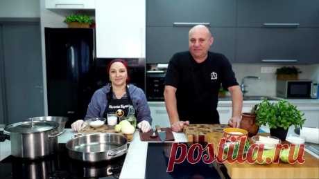 Курица ПО-ЕВРЕЙСКИ (тает во рту!) и салат из КАБАЧКА! - в гостях «Галина Кухня» | Зона Лазерсона | Дзен