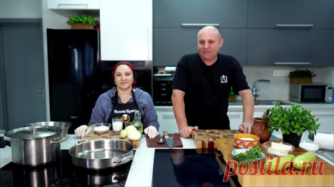 Курица ПО-ЕВРЕЙСКИ (тает во рту!) и салат из КАБАЧКА! - в гостях «Галина Кухня» | Зона Лазерсона | Дзен