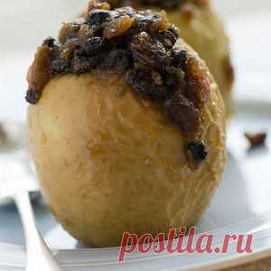 Яблоки фаршированные рецепт – вегетарианская еда: выпечка и десерты