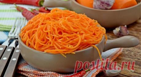 Острая морковочка Ингредиенты:Морковь (чищенная) — 500 гЛук репчатый — 1 шт.Чеснок — 3 зубчикаМасло растительное — 70 млУксус 9% (по вкусу) — 1,5 ст. л.Кориандр (целый) — 0,5 ч. л.Перец красный острый — 0,5 ч. л.Сахар (по вкусу) — 1 ст. л.Соль (по вкусу)...
