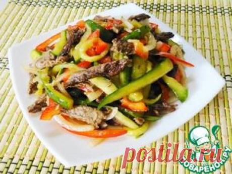 Огурцы с говядиной по-китайски - кулинарный рецепт