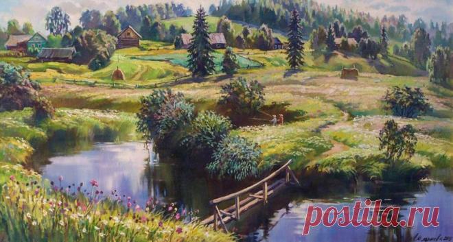 Роман с Уралом. Business Class публикует 30 удивительных работ художницы Любови Малышевой, которая рисует пейзажи Прикамья