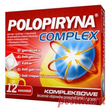 Polopyrin Complex x 12 sachets Polopyrin Complex UK Preparation for use in the treatment of cold and flu symptoms. The medicinal product Polopiryna Complex