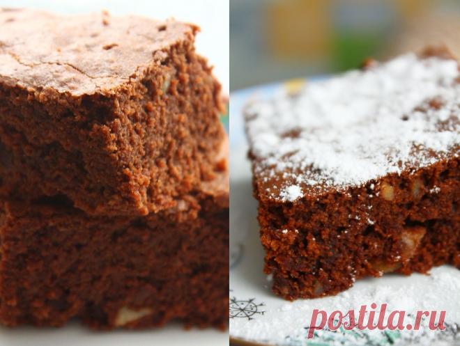 Sunny Way - Брауни с грецкими орехами.