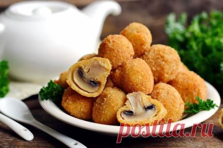 3 вкуснейших закуски из шампиньонов
