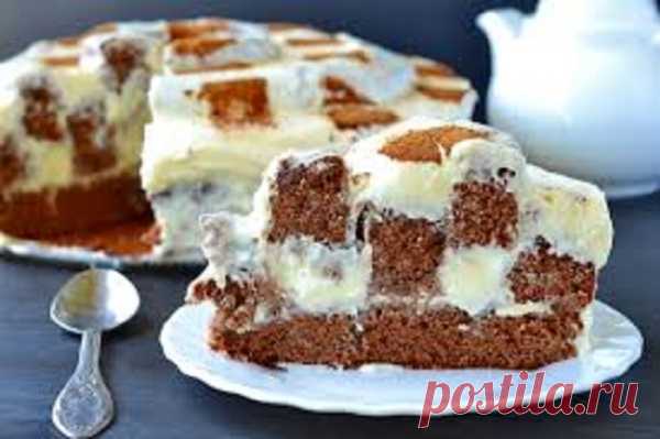 Приготовив этот шахматный чизкейк, почувствовала себя богом кулинарии! А потратила всего 30 минут. »