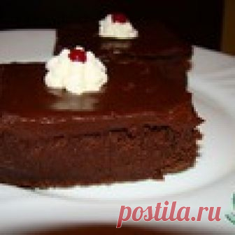 Идеальный брауни Кулинарный рецепт