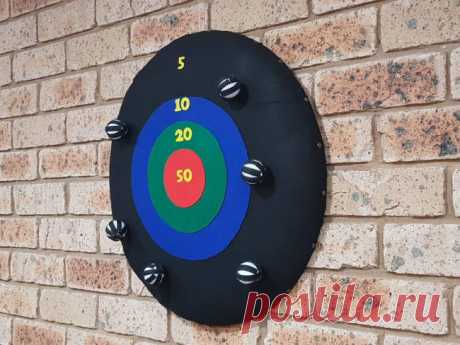 Делаем дартс на липучке своими руками