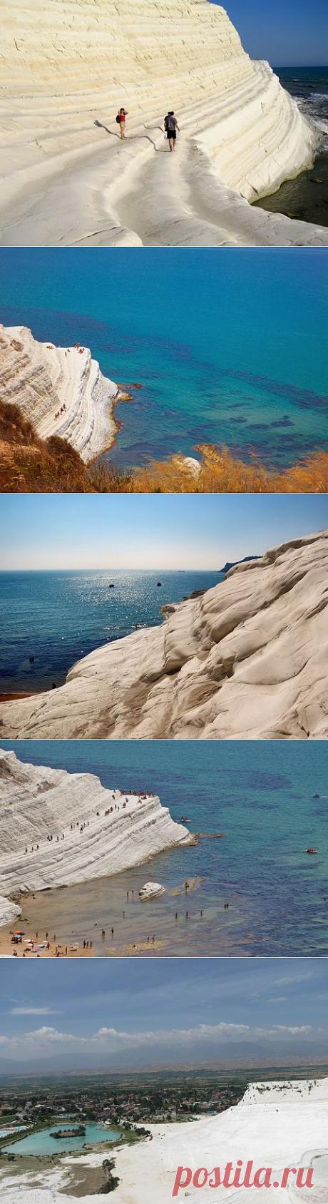 (+1) - &quot;Лестница турков&quot; - удивительное местечко Сицилии. Италия | ТУРИЗМ И ОТДЫХ