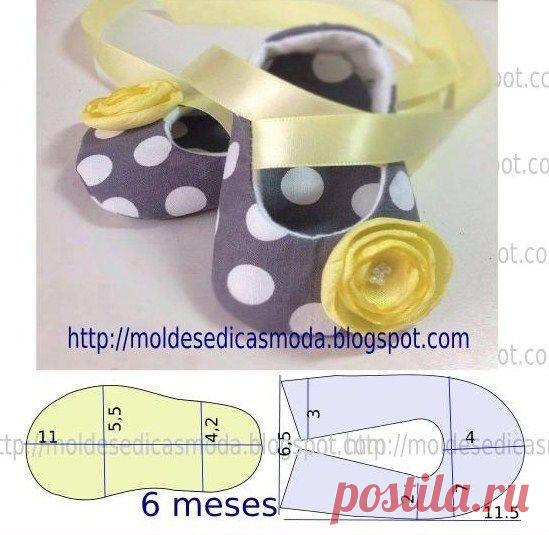 Шьём пинетки для малыша (Шитье и крой) — Журнал Вдохновение Рукодельницы